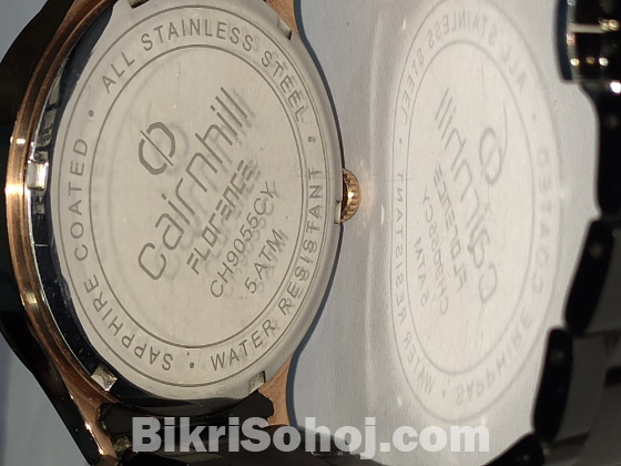 Sapphire coated authentic cairnhill watch